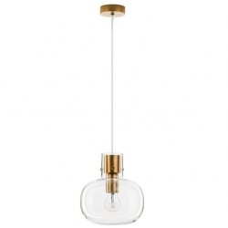 Nowoczesna Szklana Lampa Wisząca PADRE ZŁOTA LE42633 LUCES EXCLUSIVAS