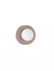 Kinkiet minimalistyczny uniwersalny kolor mokka szklany klosz kula możliwość ściemniania MALVANO LE45265 Luces Exclusivas