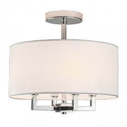 Nowoczesny Plafon Sufitowy Biały LILLE C04944NI-WH COSMO LIGHT