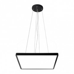 Czarna Nowoczesna Lampa Wisząca LED BASTIA PND-83625-450S-45W-BL ITALUX