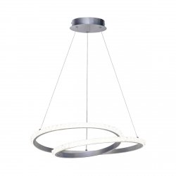 Lampa wisząca Zalto PND-12436-SILV Srebrna Nowoczesna