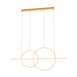 MD7358-2A-3GT CHOLET LAMPA WISZĄCA ZŁOTA/GOLD