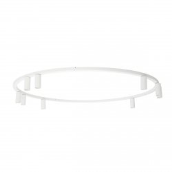 Nowoczesna lampa sufitowa biały minimalistyczny plafon FOURTY ROUND IX WHITE 11951 Nowodvorski Lighting 