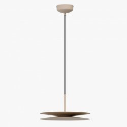 Lampa wisząca beżowa DISC PENDANT 35 BEIGE Azzardo AZ6742