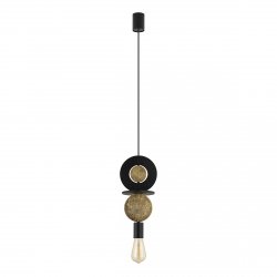 Nowoczesna Lampa Wisząca Drewniana W Stylu Boho DROPS WOOD E 11177 Nowodvorski Lighting