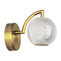 Złoty Kinkiet Glamour LED DIAMOND LP-2202/1W GD CCT LIGHT PRESTIGE
