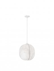 Elegancka lampa wisząca z jedwabistym kloszem MAPIRI LE44747 Luces Exlusivas