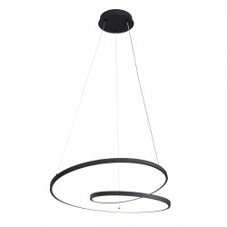 Nowoczesna lampa wisząca okrągła led Reina Italux PND-21692-M-BK czarna