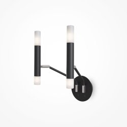 Lampa ścienna kinkiet nowoczesny designerski tuba 4 żarówki metalowy czarny Vigo MAYTONI MOD620WL-04B