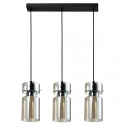 Nowoczesna elegancka szklana lampa wisząca dekoracyjna nad stół NIVIO LP-2811/3L AM Light Prestige