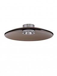 Oprawa sufitowa plafon brązowy szklany klosz HUANUCO LE44837 Luces Exlusivas