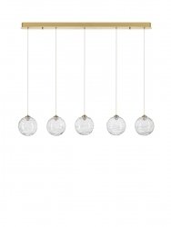 Lampa wisząca wielopunktowa LED ściemnialna okrągłe szklane designerskie kule 14,6cm nowoczesna ALBORA LE45746 Luces Exclusivas