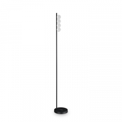 Nowoczesna Lampa Podłogowa Czarna Klosze Kule PING PONG 313313 IDEAL LUX