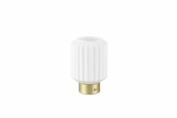 Dekoracyjna Lampka Stołowa LED W kolorze Mosiądz Szklany Klosz LORD R57761101 RL