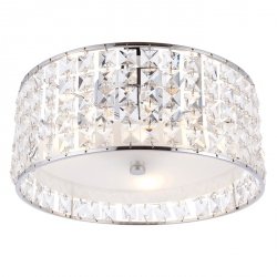 Plafon Sufitowy Kryształowy Glamour Chrom BELFONT 61252 ENDON