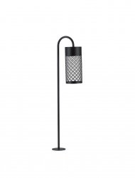 Minimalistyczny słupek ogrodowy uniwersalny LED aluminiowy czarny tuba IP65 Luces Exclusivas