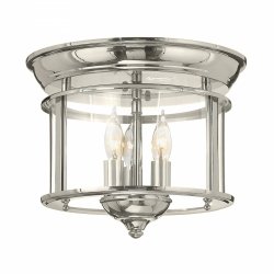 Plafon sufitowy w klasycznym stylu Hinkley Lighting Gentry HK-GENTRY-F-PN polerowany nikiel