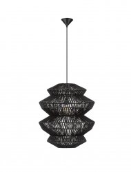 Lampa wisząca pleciona boho rustykalna industrialna nad stół do salonu sypialni ściemnialna Luces Exclusivas 9586646