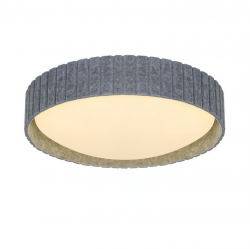 Nowoczesna lampa sufitowa plafon szara okrągła CORATO 40 Nordlux 