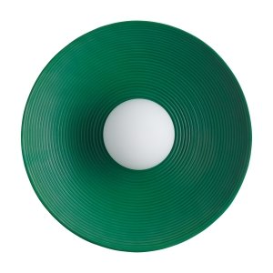 Okrągły kinkiet/plafon nowoczesny industrialny loftowy dekoracyjny uniwersalny ryflowany ILUSIONI ST-F059 GREEN Step Into Design 