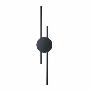Nowoczesna lampa ścienna kinkiet LED podwójna listwa czarna minimalistyczna JAVA II BLACK 1367 TK-Lighting