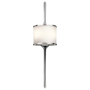 Minimalistyczny Elegancki kinkiet Mona KL-MONA-L-PC Kichler Polerowany chrom