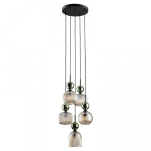 Lampa wisząca wielopunktowa szklane klosze designerska nowoczesna dekoracyjna salonowa SOPHIA 11149 TK-LIGHTING