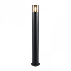 Minimalistyczny Nowoczesny Słupek Ogrodowy Czarny HOOSIC 424060132 TRIO