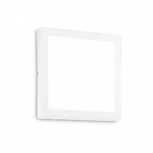 Kwadratowa Biała Lampa Sufitowo Ścienna UNIVERSAL 321707 IDEAL LUX