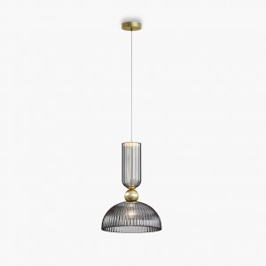 Szklana nowoczesna lampa wisząca Antic Maytoni MOD302PL-01GR1