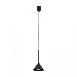 Czarna lampa wisząca stożkowy klosz do minimalistycznych i klasycznych wnętrz CONO MINI 10304 TK-LIGHTING