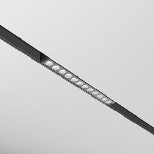 Ścieżka świetlna lampa szynowa LED minimalistyczna uniwersalna aluminium czarna Points MAYTONI TR031-2-12W4K-B