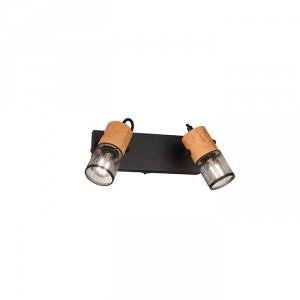 Kinkiet Ścienny Minimalistyczny Czarno Brązowy Vintage TOSH 804370232 TRIO