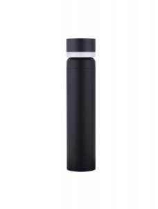 Minimalistyczny słupek ogrodowy klasyczny LED aluminiowy czarna niska tuba uniwersalny IP65 OSCELIA LE75130 Luces Exclusivas