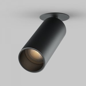 Lampa sufitowa tuba czarna aluminiowa regulowana FOCUS LED MAYTONI C053CL-L12W3K-W-B