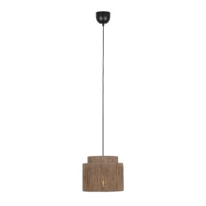 Naturalna lampa wisząca w stylu boho abażur z juty SMILLA 366800136 TRIO