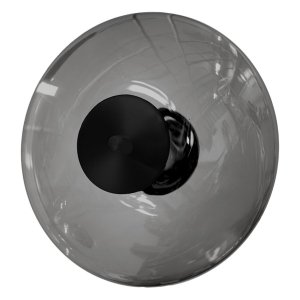 Designerski szklany okrągły kinkiet ANDORA WALL 30 SMOKY Azzardo AZ6891