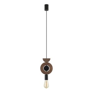 Nowoczesna Lampa Wisząca Drewniana W Stylu Boho DROPS WOOD D 11176 Nowodvorski Lighting