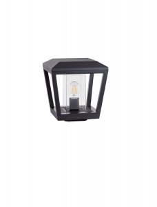 Lampa zewnętrzna do ogrodu aluminiowa kolor antracyt minimalistyczna nowoczesna możliwość ściemniania IP54 SARILCO LE75177 Luces Exclusivas