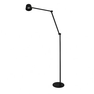 Nowoczesna czarna lampa stojąca MOLLY FLOOR DIMM BLACK Azzardo AZ6809