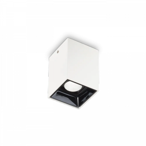 Biała Lampa Sufitowa Downlight Kwadratowa NITRO ROUND SQUARE 206035 IDEAL LUX