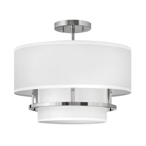Lampa wisząca Graham Hinkley HK-GRAHAM-M-PN Polerowany nikiel w stylu Art Deco