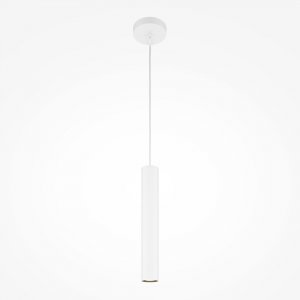 Lampa wisząca minimalistyczna aluminium biała nad stół do jadalni do salonu regulacja wysokości Pro Focus MAYTONI MOD161PL-01W1