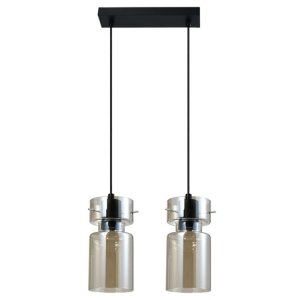 Nowoczesna elegancka szklana lampa wisząca dekoracyjna nad stół NIVIO LP-2811/2L AM Light Prestige