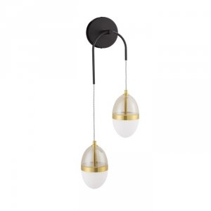 Nowoczesny Złoty Kinkiet Ścienny LED ARENA LE44334 LUCES EXCLUSIVAS