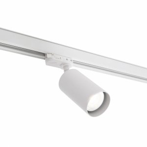 Reflektor do szynoprzewodu 3F biały tuba minimalistyczny nowoczesny aluminiowy regulownany Rayo S0022 MAXLIGHT