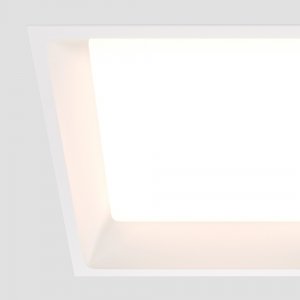  Lampa wbudowana wpuszczana w sufit LED kwadratowa aluminiowa biała Okno MAYTONI DL056-24W3K-W