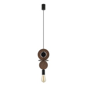Nowoczesna Lampa Wisząca Drewniana W Stylu Boho DROPS WOOD C 11175 Nowodvorski Lighting