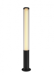 Lampa Zewnętrzna Słupek Ogrodowy 105cm 25W Czarny IP65 Minimalistycny Maxlight Gardenia F0064 