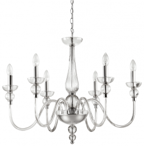 Żyrandol Świecznikowy Pałacowy Szklany IDEAL LUX DOGE SP6 044422
